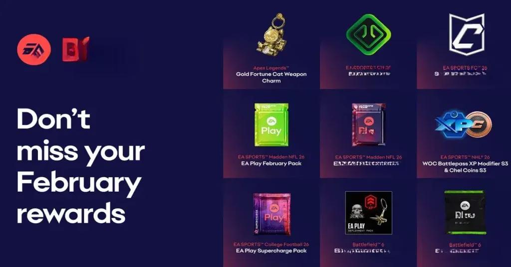 EA Play February 2026 Rewards Unlock New Content for Members