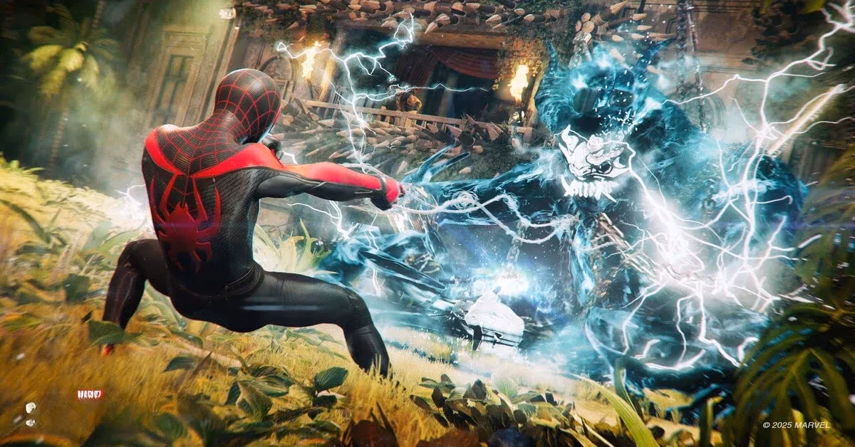 Combat sequence in Marvel's Spider-Man 2