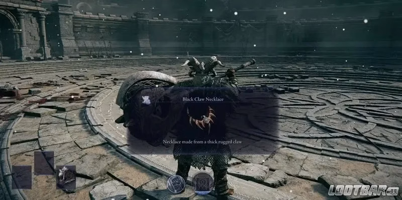 Elden Ring Nightreign Black Claw Necklace